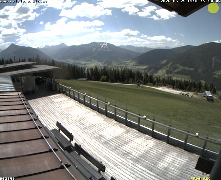Archived image Webcam mountain restaurant Reitlehen Alm, Monte Popolo in Eben/Pongau