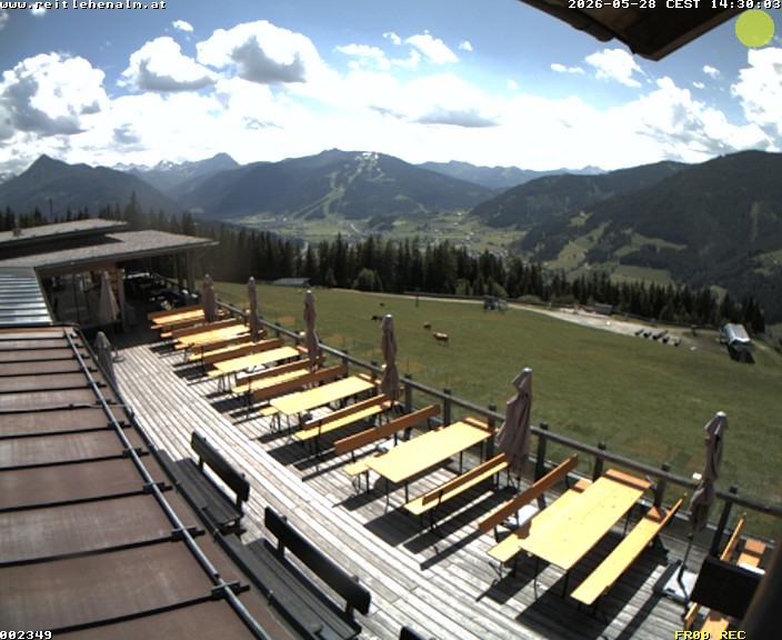 Archiv Foto Webcam Reitlehen Alm am Monte Popolo, Eben im Pongau