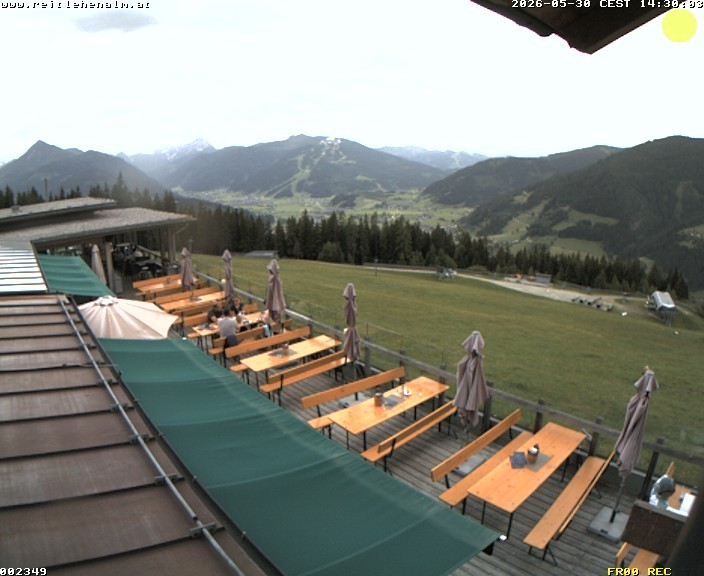 Archiv Foto Webcam Reitlehen Alm am Monte Popolo, Eben im Pongau