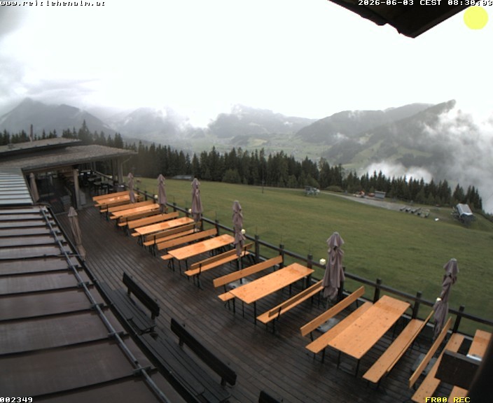 Archiv Foto Webcam Reitlehen Alm am Monte Popolo, Eben im Pongau