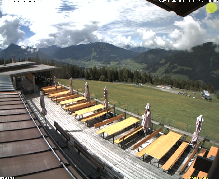 Archiv Foto Webcam Reitlehen Alm am Monte Popolo, Eben im Pongau