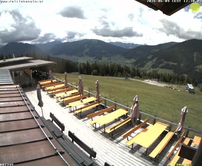 Archiv Foto Webcam Reitlehen Alm am Monte Popolo, Eben im Pongau