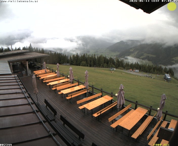 Archiv Foto Webcam Reitlehen Alm am Monte Popolo, Eben im Pongau