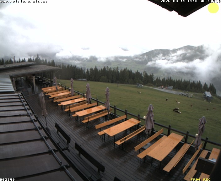 Archiv Foto Webcam Reitlehen Alm am Monte Popolo, Eben im Pongau