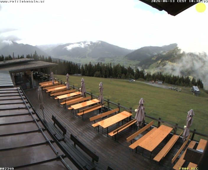 Archiv Foto Webcam Reitlehen Alm am Monte Popolo, Eben im Pongau