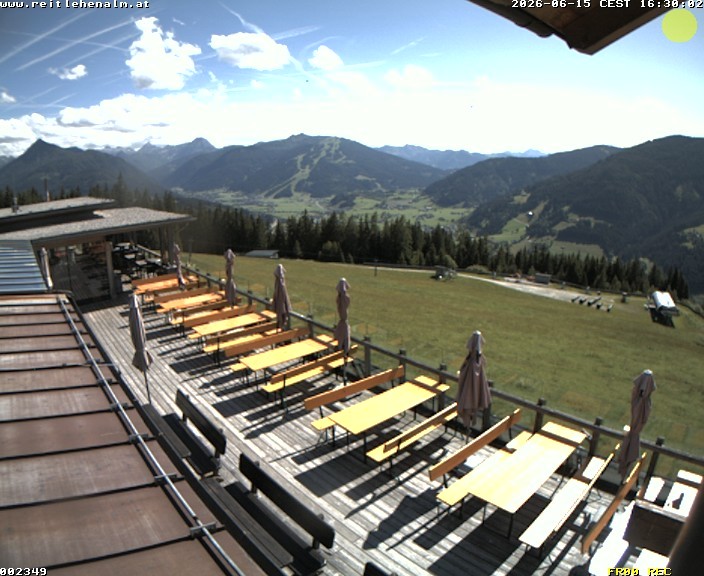 Archived image Webcam mountain restaurant Reitlehen Alm, Monte Popolo in Eben/Pongau