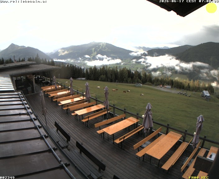 Archiv Foto Webcam Reitlehen Alm am Monte Popolo, Eben im Pongau