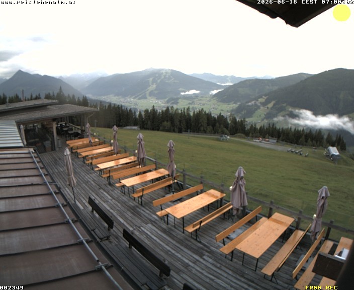Archiv Foto Webcam Reitlehen Alm am Monte Popolo, Eben im Pongau