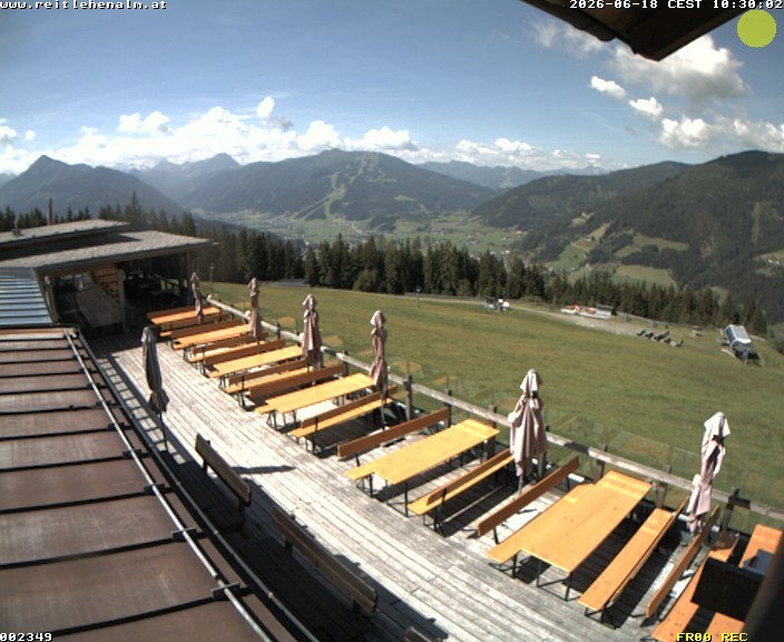 Archiv Foto Webcam Reitlehen Alm am Monte Popolo, Eben im Pongau