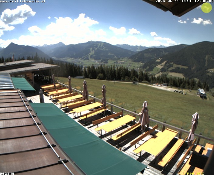 Archiv Foto Webcam Reitlehen Alm am Monte Popolo, Eben im Pongau