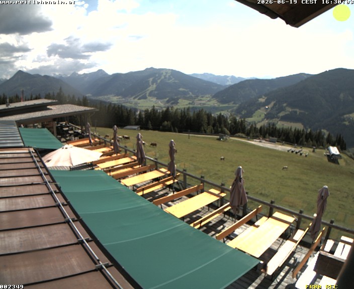 Archiv Foto Webcam Reitlehen Alm am Monte Popolo, Eben im Pongau