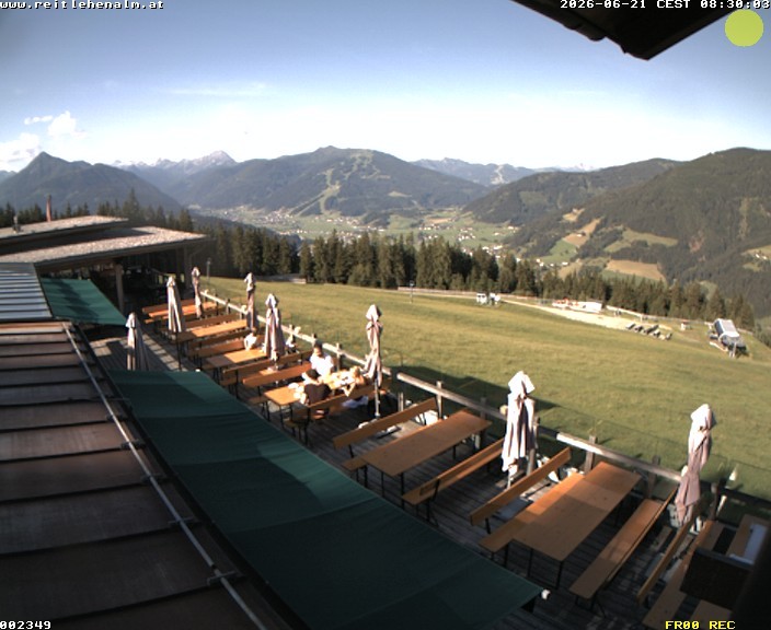 Archiv Foto Webcam Reitlehen Alm am Monte Popolo, Eben im Pongau