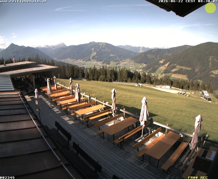 Archiv Foto Webcam Reitlehen Alm am Monte Popolo, Eben im Pongau