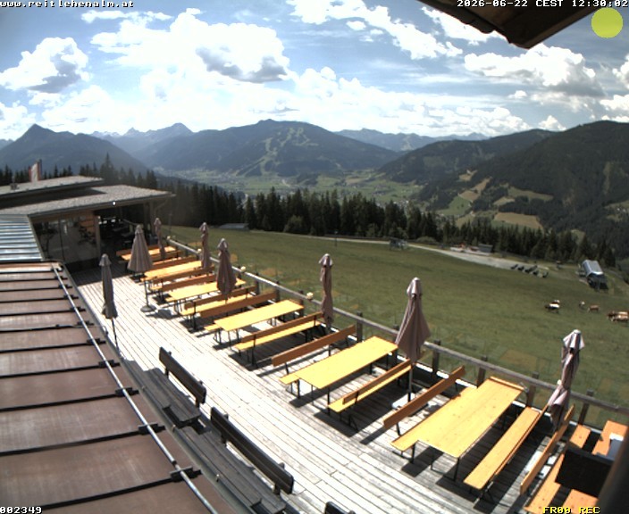 Archiv Foto Webcam Reitlehen Alm am Monte Popolo, Eben im Pongau