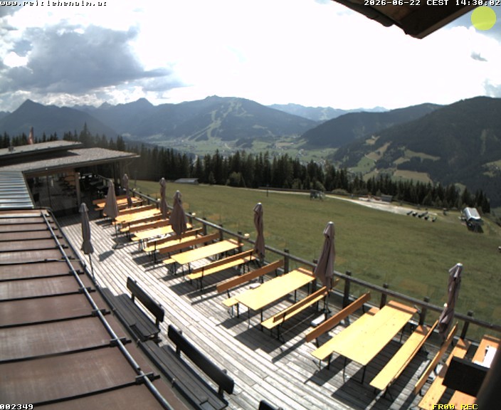 Archiv Foto Webcam Reitlehen Alm am Monte Popolo, Eben im Pongau