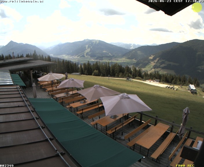 Archiv Foto Webcam Reitlehen Alm am Monte Popolo, Eben im Pongau