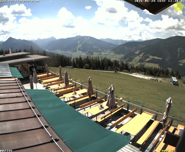 Archiv Foto Webcam Reitlehen Alm am Monte Popolo, Eben im Pongau