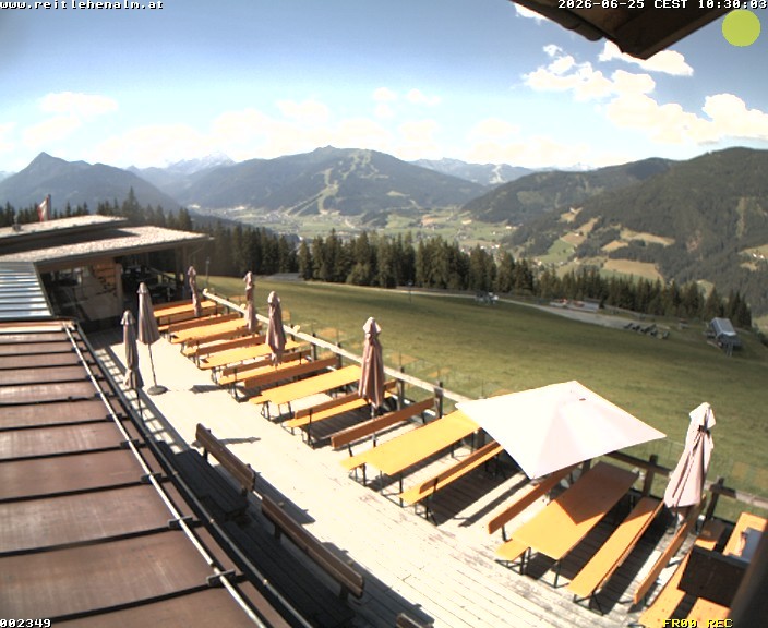 Archiv Foto Webcam Reitlehen Alm am Monte Popolo, Eben im Pongau