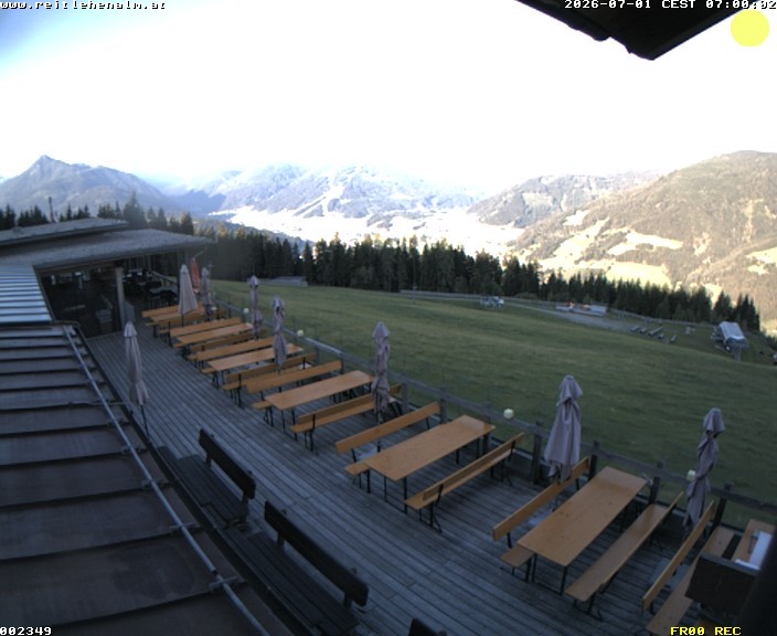Archiv Foto Webcam Reitlehen Alm am Monte Popolo, Eben im Pongau