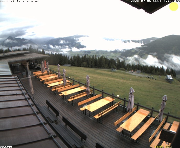 Archiv Foto Webcam Reitlehen Alm am Monte Popolo, Eben im Pongau