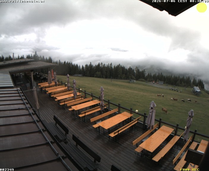 Archiv Foto Webcam Reitlehen Alm am Monte Popolo, Eben im Pongau
