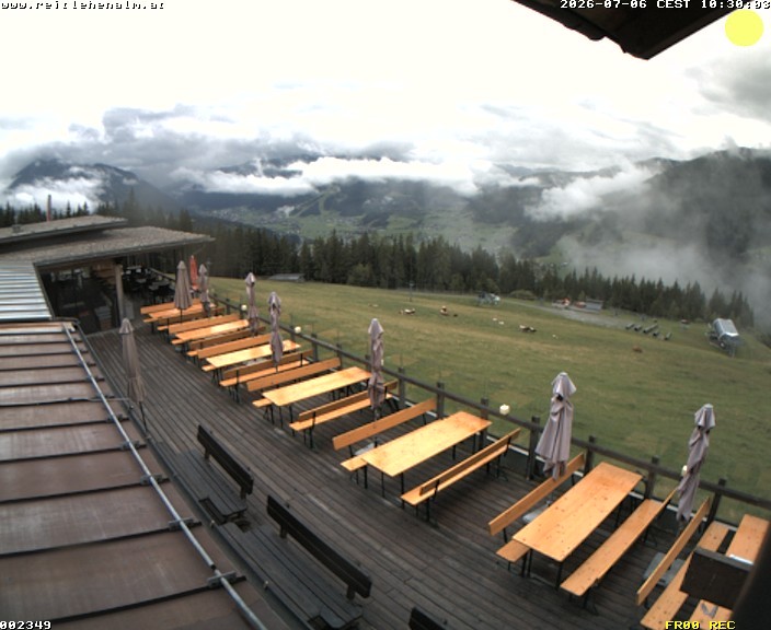 Archiv Foto Webcam Reitlehen Alm am Monte Popolo, Eben im Pongau