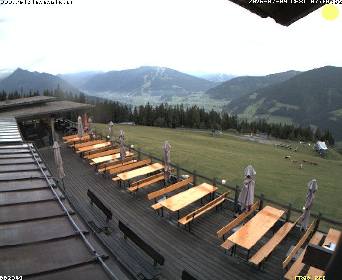 Archiv Foto Webcam Reitlehen Alm am Monte Popolo, Eben im Pongau