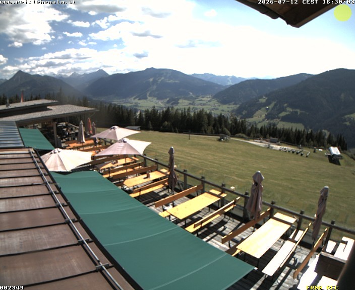 Archiv Foto Webcam Reitlehen Alm am Monte Popolo, Eben im Pongau