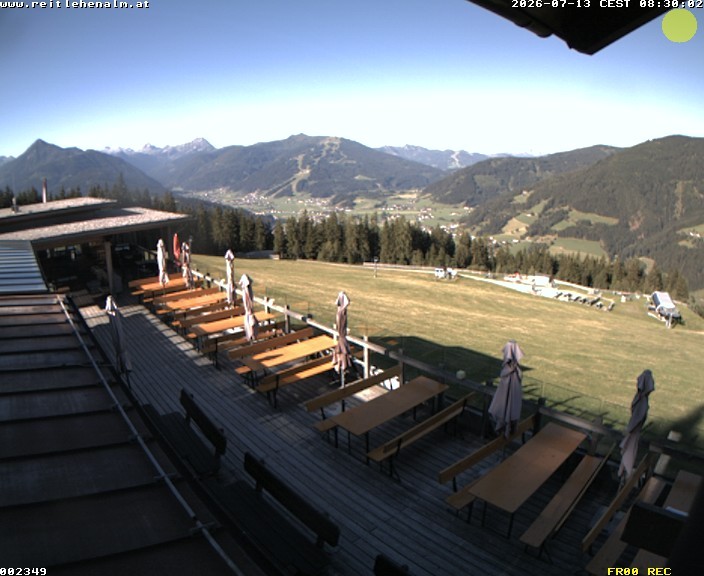 Archiv Foto Webcam Reitlehen Alm am Monte Popolo, Eben im Pongau