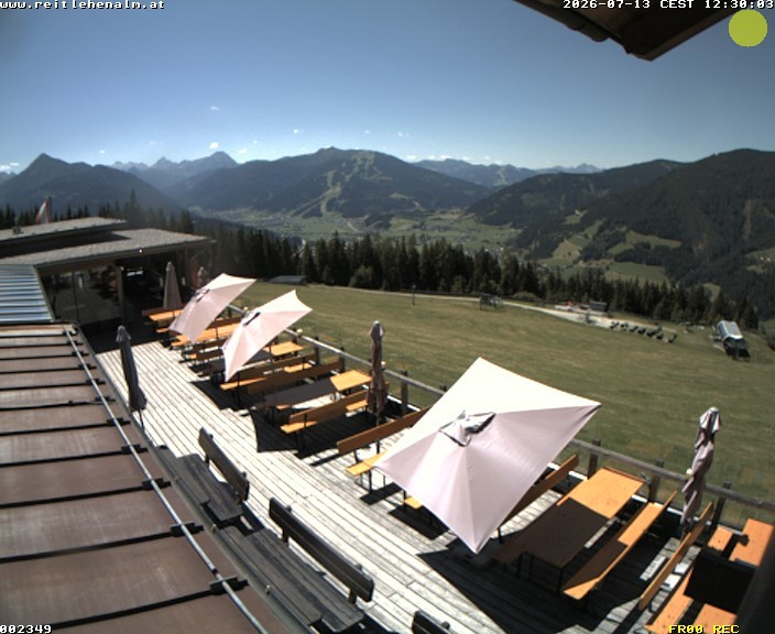 Archiv Foto Webcam Reitlehen Alm am Monte Popolo, Eben im Pongau