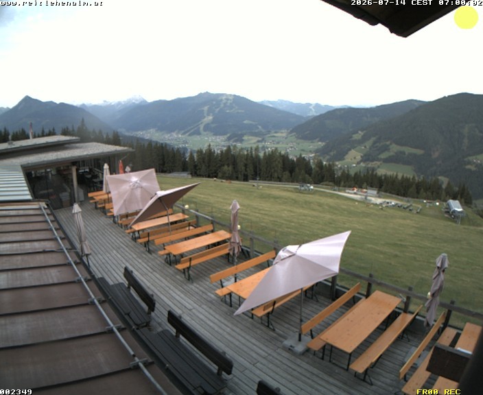 Archiv Foto Webcam Reitlehen Alm am Monte Popolo, Eben im Pongau
