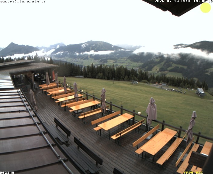 Archiv Foto Webcam Reitlehen Alm am Monte Popolo, Eben im Pongau