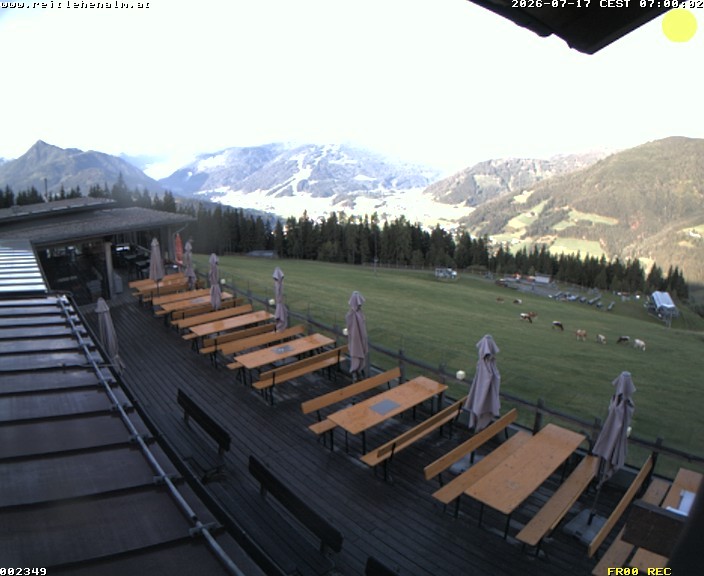 Archiv Foto Webcam Reitlehen Alm am Monte Popolo, Eben im Pongau