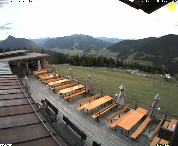 Archiv Foto Webcam Reitlehen Alm am Monte Popolo, Eben im Pongau