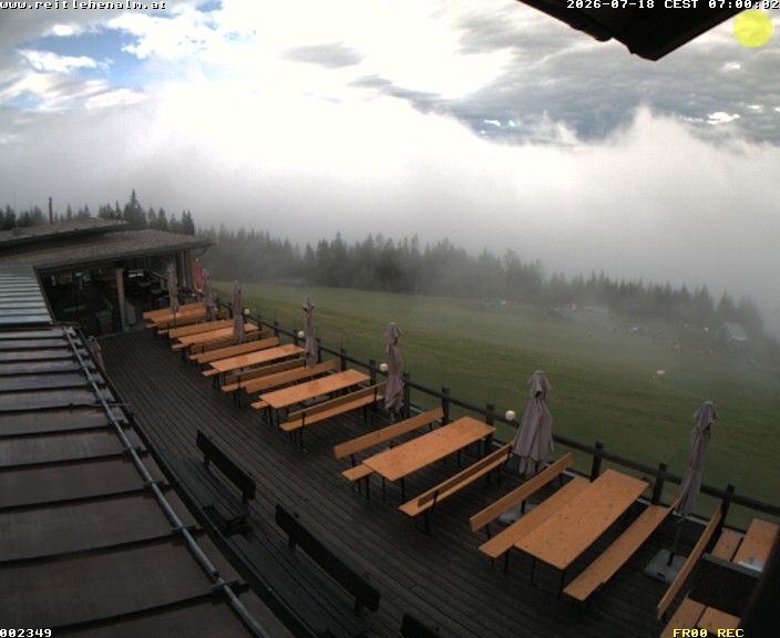 Archiv Foto Webcam Reitlehen Alm am Monte Popolo, Eben im Pongau