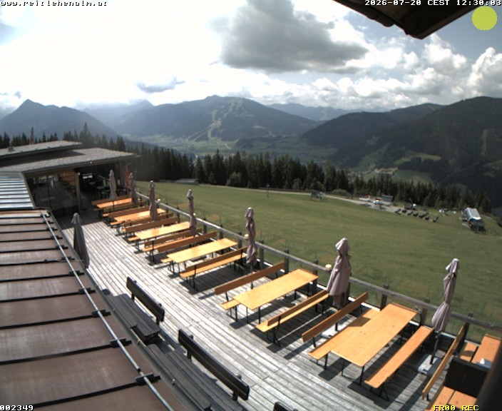 Archiv Foto Webcam Reitlehen Alm am Monte Popolo, Eben im Pongau