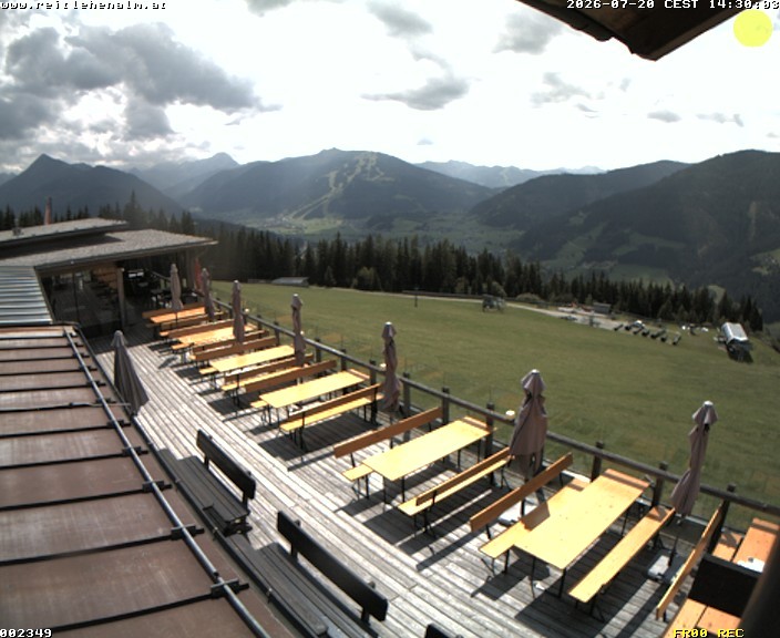 Archiv Foto Webcam Reitlehen Alm am Monte Popolo, Eben im Pongau