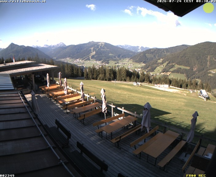 Archiv Foto Webcam Reitlehen Alm am Monte Popolo, Eben im Pongau