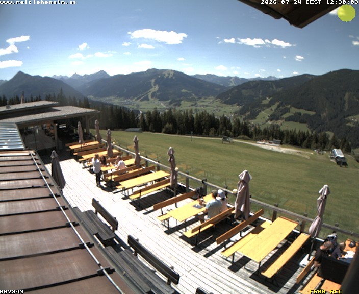 Archiv Foto Webcam Reitlehen Alm am Monte Popolo, Eben im Pongau