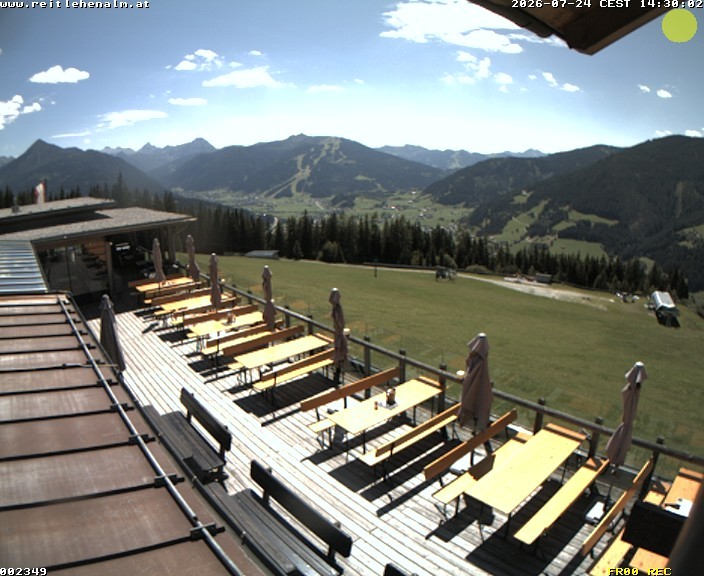 Archiv Foto Webcam Reitlehen Alm am Monte Popolo, Eben im Pongau
