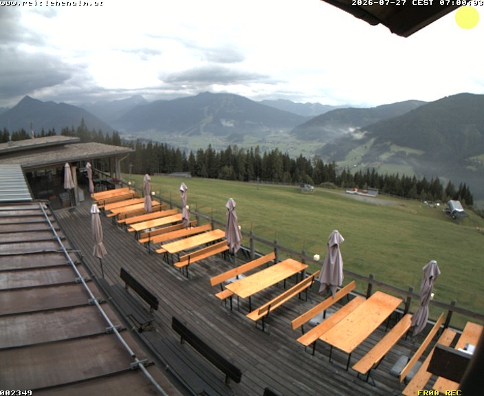 Archiv Foto Webcam Reitlehen Alm am Monte Popolo, Eben im Pongau