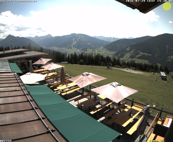 Archiv Foto Webcam Reitlehen Alm am Monte Popolo, Eben im Pongau