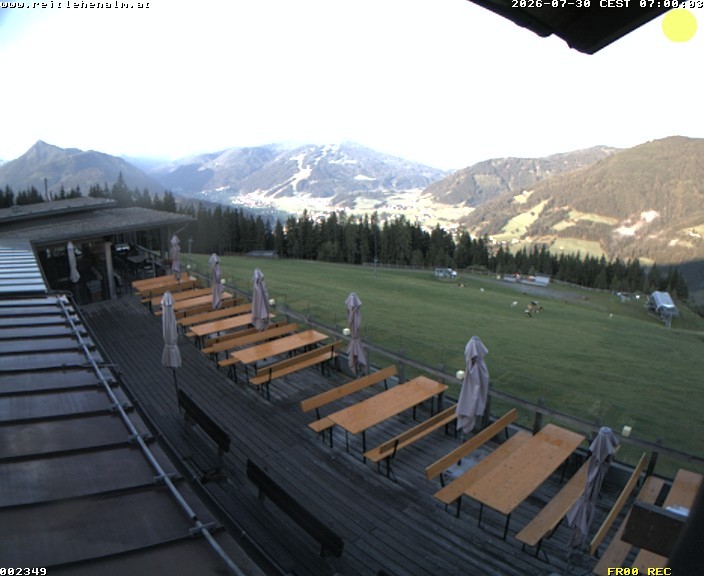 Archiv Foto Webcam Reitlehen Alm am Monte Popolo, Eben im Pongau