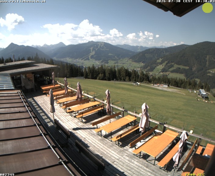 Archiv Foto Webcam Reitlehen Alm am Monte Popolo, Eben im Pongau