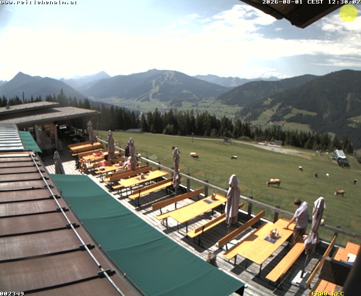 Archiv Foto Webcam Reitlehen Alm am Monte Popolo, Eben im Pongau