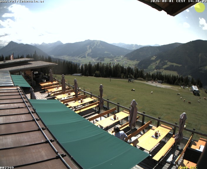 Archiv Foto Webcam Reitlehen Alm am Monte Popolo, Eben im Pongau