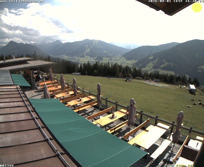 Archiv Foto Webcam Reitlehen Alm am Monte Popolo, Eben im Pongau