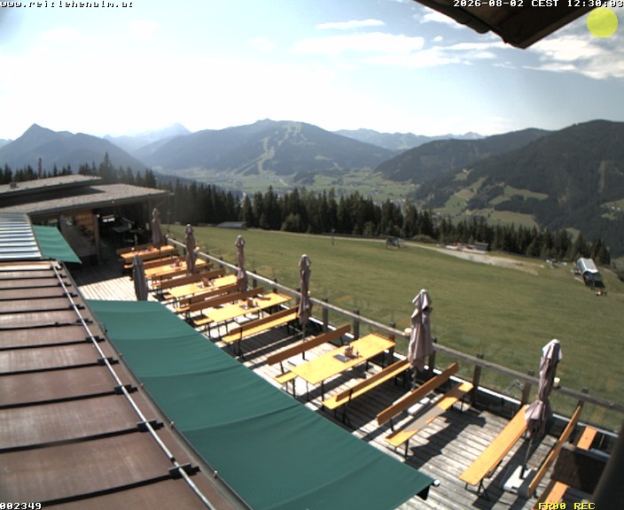 Archiv Foto Webcam Reitlehen Alm am Monte Popolo, Eben im Pongau