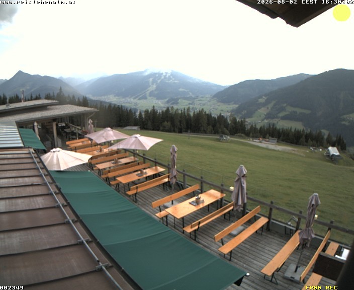Archiv Foto Webcam Reitlehen Alm am Monte Popolo, Eben im Pongau