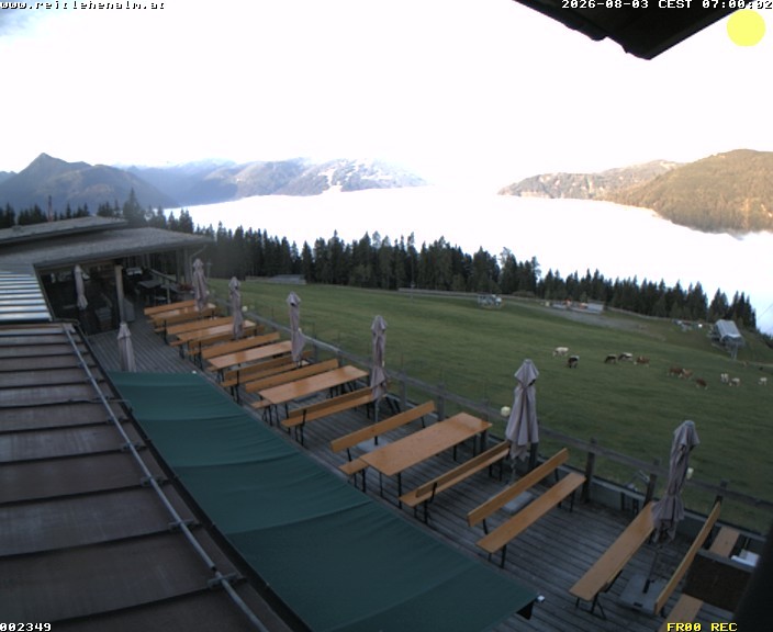 Archiv Foto Webcam Reitlehen Alm am Monte Popolo, Eben im Pongau